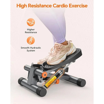 Stepper with Resistance Bands